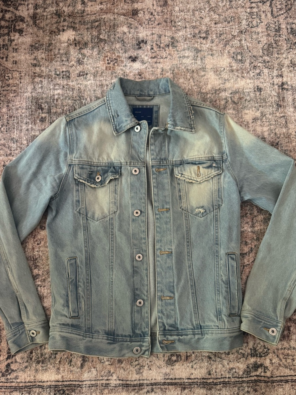 Zara Light Blue Denim Jacket - Men's Casual Jean Jacket
